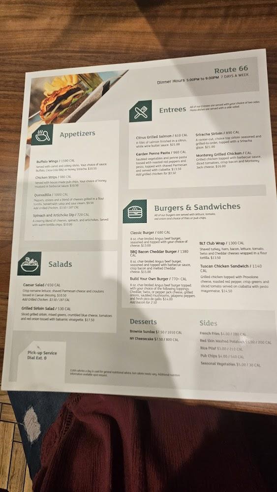 Route 66 Pub & Grill Menu image 4